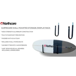 Northcore Van Or Wall Surfboard Rack 6 Northcore Van Or Wall Surfboard Rack -Surf Store 3956 3 l