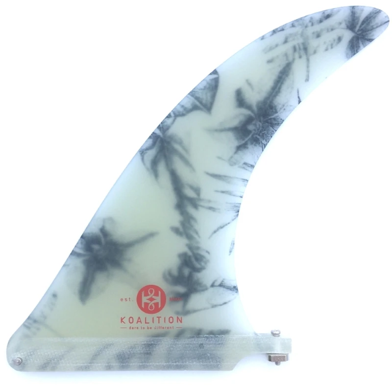 Koalition Tropical Leaves Longboard Fin 8.5 Inch 1 Koalition Tropical Leaves Longboard Fin 8.5 Inch