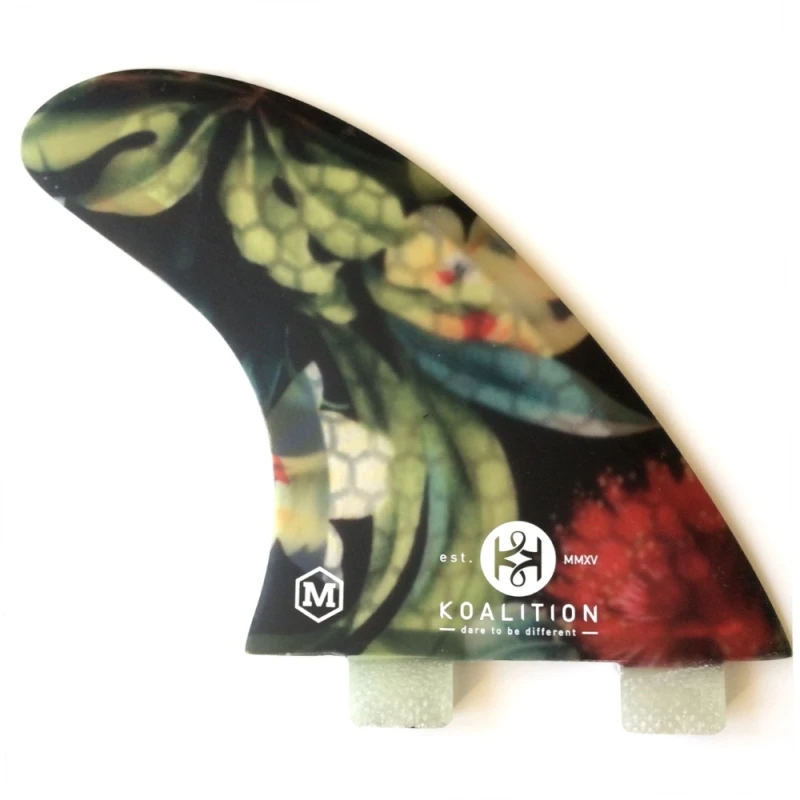 Koalition Waikiki Surfboard Fin Set Medium FCS 1 Koalition Waikiki Surfboard Fin Set Medium FCS