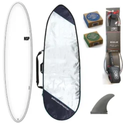 NSP 7ft6 Mini Mal Surfboard Package