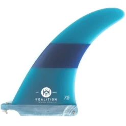 Koalition California Longboard Fin 7.5 Inch Blue Stripes