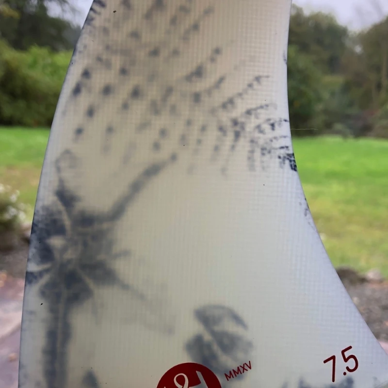 Koalition Tropical Leaves Longboard Fin 7.5 Inch 2 Koalition Tropical Leaves Longboard Fin 7.5 Inch - Image 2
