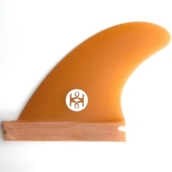 Koalition Cali Classic Side Bite Longboard Fins Futures Orange