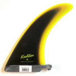 Koalition California Longboard Fin 8.5 Inch Smoke Rainbow