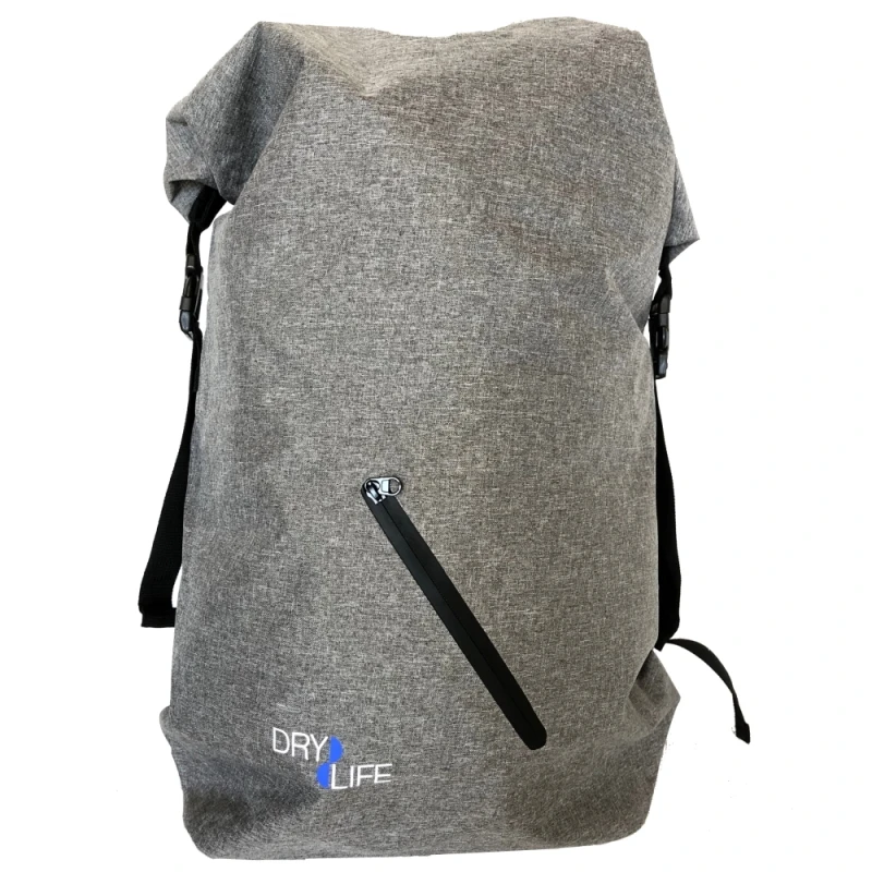 Dry Life 40 Litre Waterproof Soft Tarp Backpack - Grey 4 Dry Life 40 Litre Waterproof Soft Tarp Backpack - Grey - Image 4