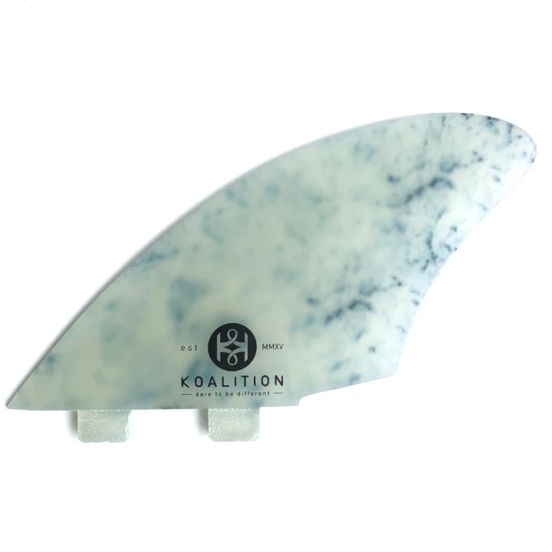 Koalition Keel Surfboard Fins White Marble FCS 1 Koalition Keel Surfboard Fins White Marble FCS