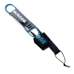 Bulldog Surfboard Leash 6ft - Black/Clear Coax -Surf Store 7099 3 l