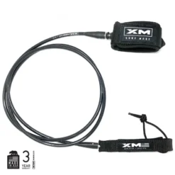 XM 6ft Surfboard Leash Regular Black