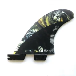 FCS II MB PC Carbon Thruster Surfboard Fins Small Multi