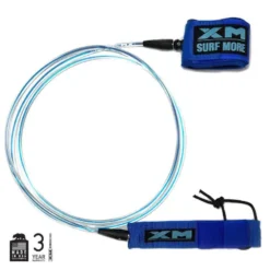 XM 6ft Core Surfboard Leash Regular Blue