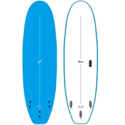 Foamie 8ft Flow Rider XL Surfboard Sky Blue