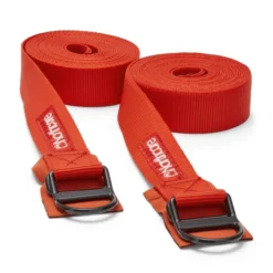 Northcore Surfboard D Ring Tie Down Straps Red