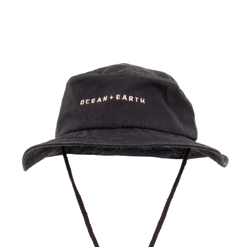 Ocean Earth One Dayer Hat Black - Large 2 Ocean Earth One Dayer Hat Black - Large - Image 2