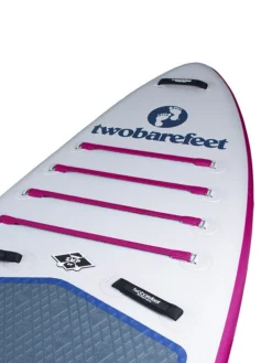 Two Bare Feet Sport Air (Touring) 12'0" X 33" X 6" Inflatable SUP Deluxe Carbon Hybrid Pack (Raspberry) 13 Two Bare Feet Sport Air (Touring) 12'0" X 33" X 6" Inflatable SUP Deluxe Carbon Hybrid Pack (Raspberry) -Surf Store angle 1.1 raspberry 2