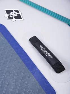 Two Bare Feet Sport Air (Allround XL) 10'10" X 33" X 6" Inflatable SUP Starter Pack (Teal) -Surf Store angle 4 teal 4