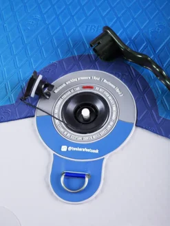 Two Bare Feet Sport Air (Allround XL) 10'10" X 33" X 6" Inflatable SUP Deluxe Fibreglass Hybrid Pack (Blue) -Surf Store angle 5 blue 5