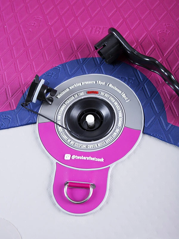 Two Bare Feet Sport Air (Touring) 12'0" X 33" X 6" Inflatable SUP Starter Pack (Raspberry) 6 Two Bare Feet Sport Air (Touring) 12'0" X 33" X 6" Inflatable SUP Starter Pack (Raspberry) - Image 6