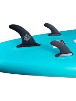 Two Bare Feet Sport Air (Allround) 10'6" X 33" X 4.75" Inflatable SUP Ultimate Pack (Teal) 15 Two Bare Feet Sport Air (Allround) 10'6" X 33" X 4.75" Inflatable SUP Ultimate Pack (Teal) -Surf Store angle 8 teal 3