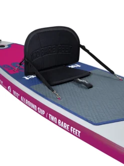 Two Bare Feet Sport Air (Allround) 10'6" X 33" X 4.75" Inflatable SUP Deluxe Fibreglass Pack (Raspberry) -Surf Store angle 9 raspberry