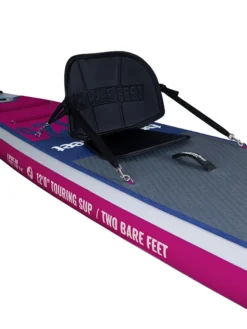 Two Bare Feet Sport Air (Touring) 12'0" X 33" X 6" Inflatable SUP Deluxe Fibreglass Hybrid Pack (Raspberry) 14 Two Bare Feet Sport Air (Touring) 12'0" X 33" X 6" Inflatable SUP Deluxe Fibreglass Hybrid Pack (Raspberry) -Surf Store angle 9.2 raspberry
