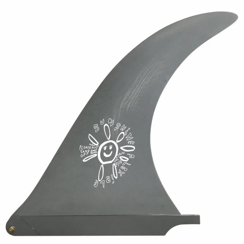 Captain Fin Alex Knost 10inch Sunshine Longboard Fin Grey 1 Captain Fin Alex Knost 10inch Sunshine Longboard Fin Grey