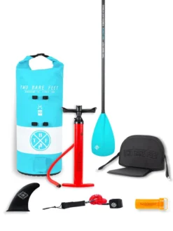Two Bare Feet Entradia (Allround XL) 10'10" X 34" X 6" Inflatable SUP Deluxe Fibreglass Hybrid Pack (Aqua) -Surf Store deluxe fibreglass hybrid aqua 1 4