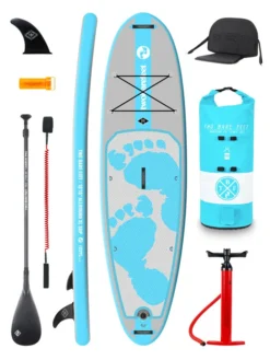 Two Bare Feet Entradia (Allround XL) 10'10" X 34" X 6" Inflatable SUP Ultimate Pack (Aqua)
