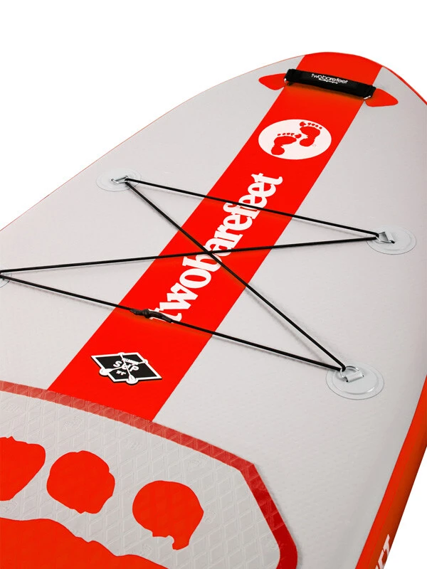 Two Bare Feet Entradia (Allround) 10'6" X 34" X 4.75" Inflatable SUP Deluxe Fibreglass Hybrid Pack (Red) 4 Two Bare Feet Entradia (Allround) 10'6" X 34" X 4.75" Inflatable SUP Deluxe Fibreglass Hybrid Pack (Red) - Image 4