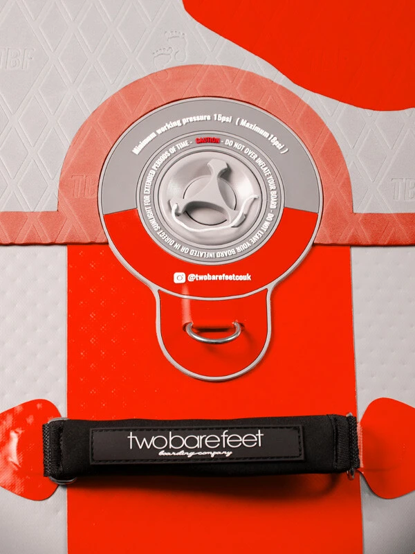 Two Bare Feet Entradia (Allround) 10'6" X 34" X 4.75" Inflatable SUP Deluxe Fibreglass Hybrid Pack (Red) 7 Two Bare Feet Entradia (Allround) 10'6" X 34" X 4.75" Inflatable SUP Deluxe Fibreglass Hybrid Pack (Red) - Image 7