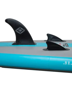 Two Bare Feet Entradia (Touring) 11'6" X 34" X 6" Inflatable SUP Deluxe Fibreglass Hybrid Pack (Aqua) -Surf Store entradia 11 6 3 aqua 1 1