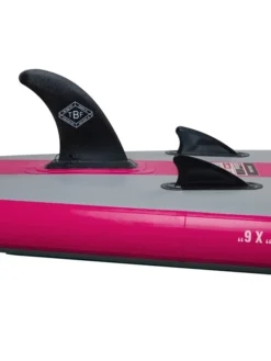 Two Bare Feet Entradia (Touring) 11'6" X 34" X 6" Inflatable SUP Deluxe Fibreglass Hybrid Pack (Pink) -Surf Store entradia 11 6 3 pink 1