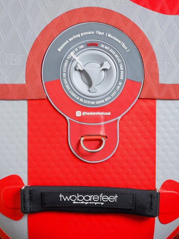 Two Bare Feet Entradia (Touring) 11'6" X 34" X 6" Inflatable SUP Deluxe Fibreglass Hybrid Pack (Red) 7 Two Bare Feet Entradia (Touring) 11'6" X 34" X 6" Inflatable SUP Deluxe Fibreglass Hybrid Pack (Red) - Image 7