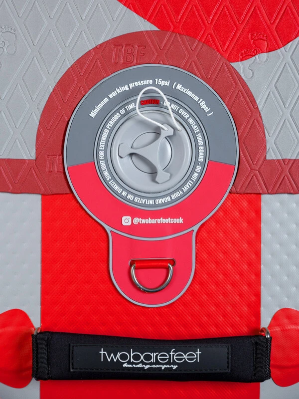 Two Bare Feet Entradia (Allround XS) 8'6" X 34" X 4.75" Inflatable Juniors SUP Deluxe Carbon Hybrid Pack (Red) 7 Two Bare Feet Entradia (Allround XS) 8'6" X 34" X 4.75" Inflatable Juniors SUP Deluxe Carbon Hybrid Pack (Red) - Image 7