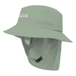 FCS Surf Bucket Hat - Warm Grey LRG -Surf Store fcsbuckethatgreen 73763