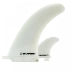 Shapers 2+1 Longboard Fin Set 9 Inch FCS Side Bites