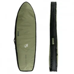 Creatures Double Fish Surfboard Travel Bag 6ft7 Military Green