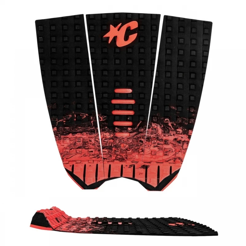 Creatures Mick Fanning Tail Pad Black Fluro Red 1 Creatures Mick Fanning Tail Pad Black Fluro Red