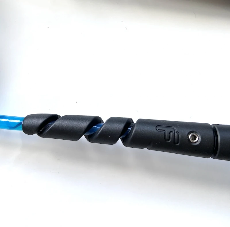 FCS 7ft Freedom Helix Leash Blue Black 3 FCS 7ft Freedom Helix Leash Blue Black - Image 3