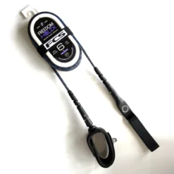 FCS 6ft Freedom Helix Leash Smoke White