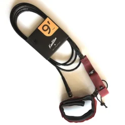 Koalition 9ft Longboard Knee Leash Red Black -Surf Store img1767 58557