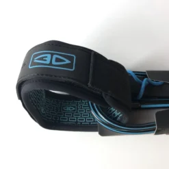 Ocean Earth OneXT Longboard Knee Comp Leash 9ft - Black/Blue -Surf Store img2501 77795