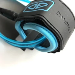 Ocean And Earth Regular Surfboard Leash 6ft Comp - Black -Surf Store img2628 16427