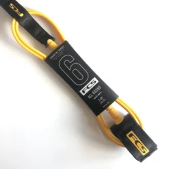 FCS All Round Essential Surfboard Leash 6ft Mango