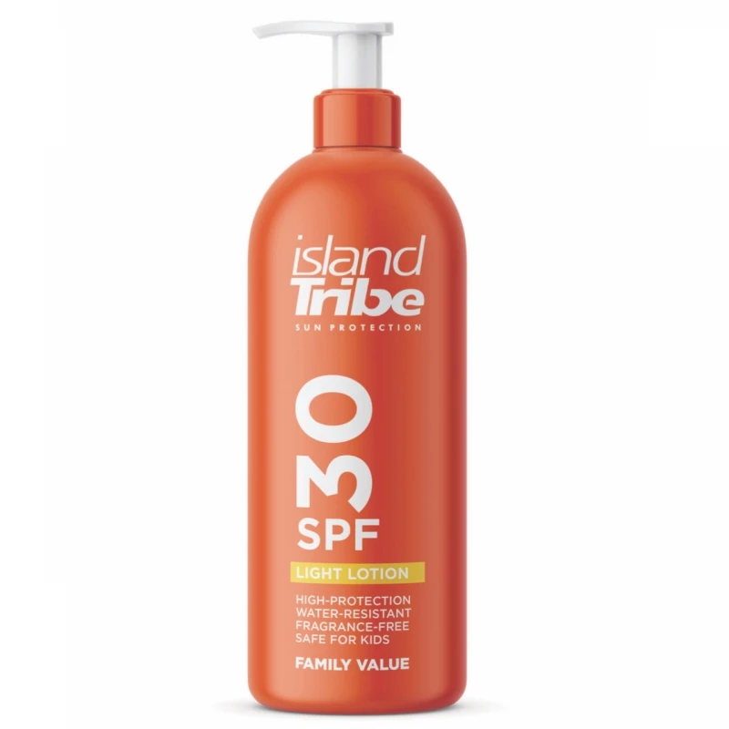 Island Tribe Light Lotion Sunscreen 450ml Pump 1 Island Tribe Light Lotion Sunscreen 450ml Pump