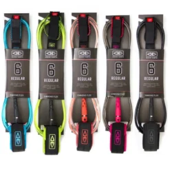 Ocean And Earth Regular Surfboard Leash 6ft - Pink