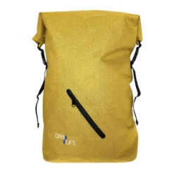 Dry Life 40 Litre Waterproof Soft Tarp Backpack - Grey 12 Dry Life 40 Litre Waterproof Soft Tarp Backpack - Grey -Surf Store mustard front 14368