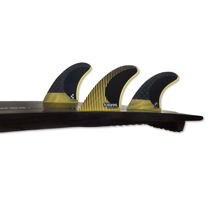 Futures Fins P6 Blackstix Pivot Thruster Fins Medium 2 Futures Fins P6 Blackstix Pivot Thruster Fins Medium - Image 2