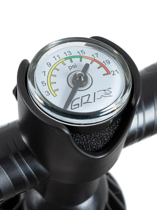 Two Bare Feet HP8 High Pressure 21psi Dual Action Hand Pump (Red) 4 Two Bare Feet HP8 High Pressure 21psi Dual Action Hand Pump (Red) - Image 4