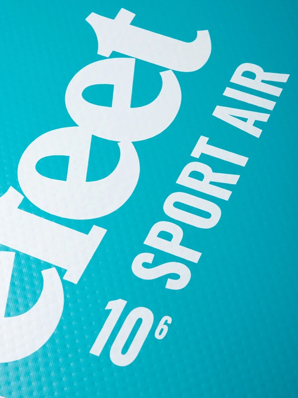 Two Bare Feet Sport Air (Allround) 10'6" X 33" X 4.75" Inflatable SUP Starter Pack (Teal) 8 Two Bare Feet Sport Air (Allround) 10'6" X 33" X 4.75" Inflatable SUP Starter Pack (Teal) - Image 8