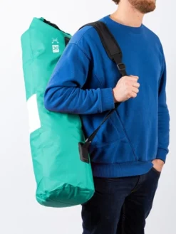 Two Bare Feet 30 Litre Waterproof Dry Bag / Inflatable Bodyboard Carry Bag (Teal) -Surf Store teal 30l model 2